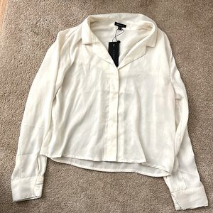 BRAND NEW DYNAMITE - WHITE BLOUSE